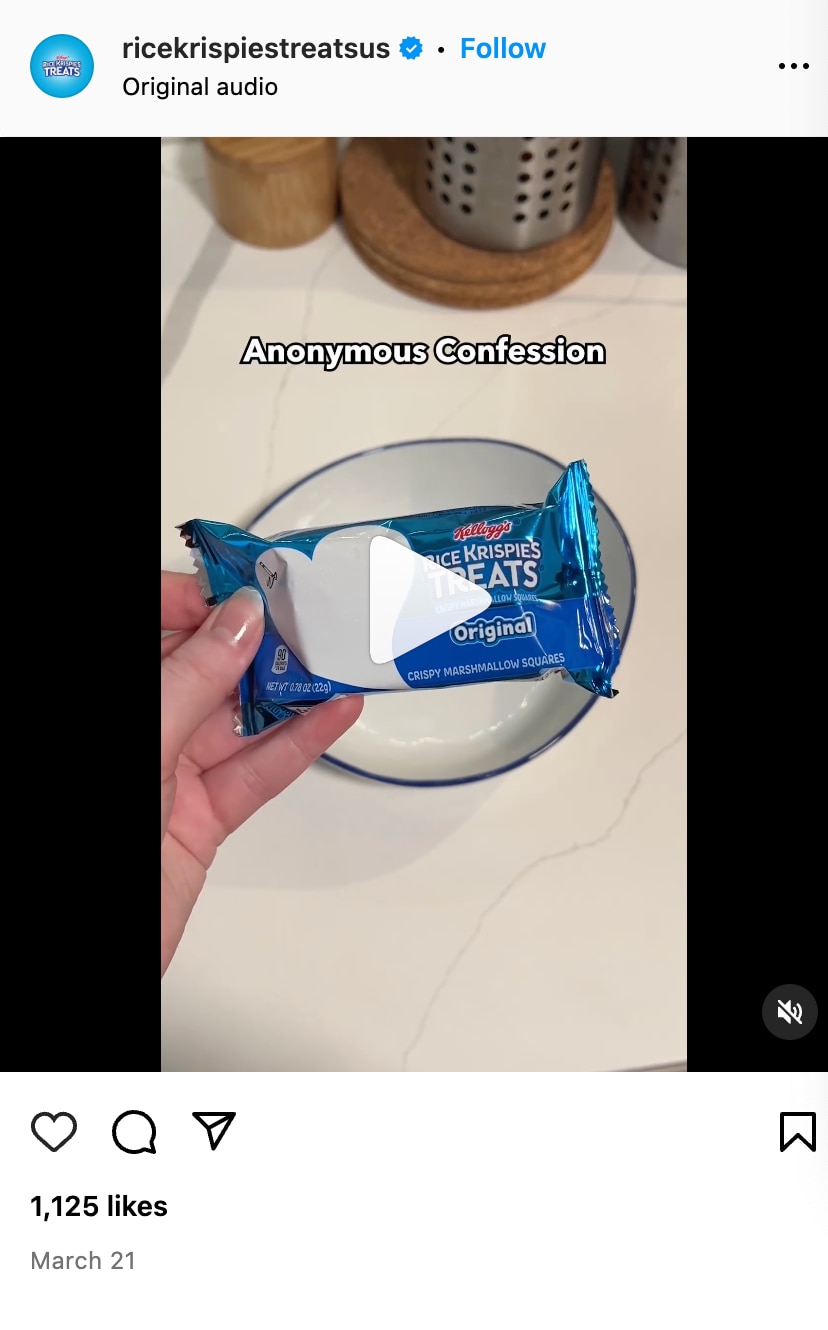 Rice Krispies Treats - instagram video 